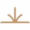 Ekena Millwork Richland Timber Gable Bracket, Western Red Cedar, 108"W x 58"H x 3 1/2"D x 5 1/2"F, 13/12 Pitch GBW108X58X0406RIC00SWR - alternate 1
